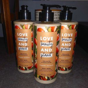 3 Love Beauty and Planet Shea Butter Body Wash